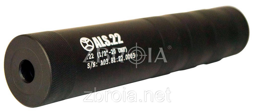 Глушник Steel ALS кал. 22 LR. Резьба 1/2"-20 UNF