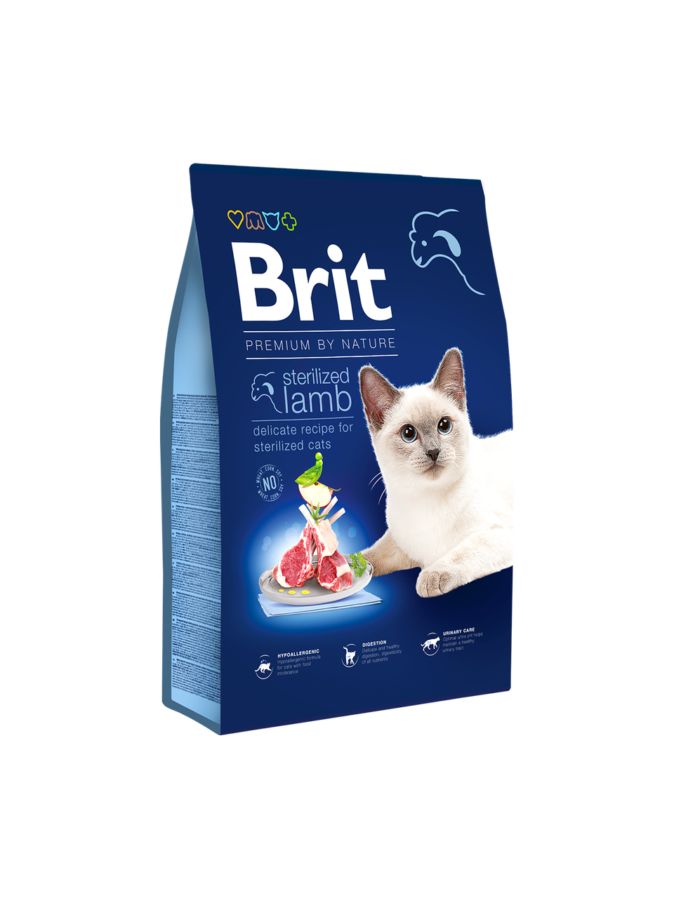 Brit Premium by Nature Cat Sterilized Lamb для стерилізованих кішок з ягнятком - 8 кг
