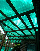 Профильный поликарбонат Suntuf (126х2м) зеленый 55% (P/L)