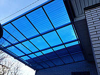 Профильный поликарбонат Suntuf (126х2м) синий 55% (P/L)
