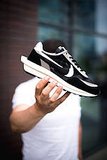Чоловічі кросівки Nike LD Waffle Sacai Black/White BV0073-001, фото 3