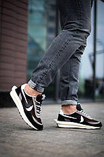 Чоловічі кросівки Nike LD Waffle Sacai Black/White BV0073-001, фото 6