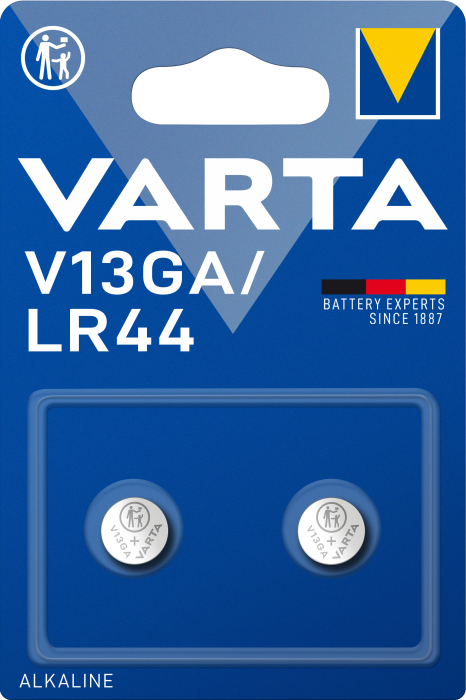 Батарейка VARTA V13GA/LR44 1.5V BL2 ALKALINE
