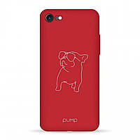 Чехол Pump Silicone Minimalistic для Apple iPhone 7 / 8 / SE (2020) (4.7") Pug With