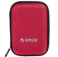 Кейс футляр для аксессуаров и жестких дисков ORICO PH Series Protective Storage Case Bag PHD-25-RD-EP red