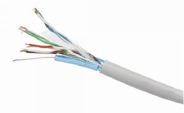 Кабель CAT 5e UTP Cablexpert (багатожильний, екранований фольгою 100м) (FPC-5004E-L/100) (код 84028)