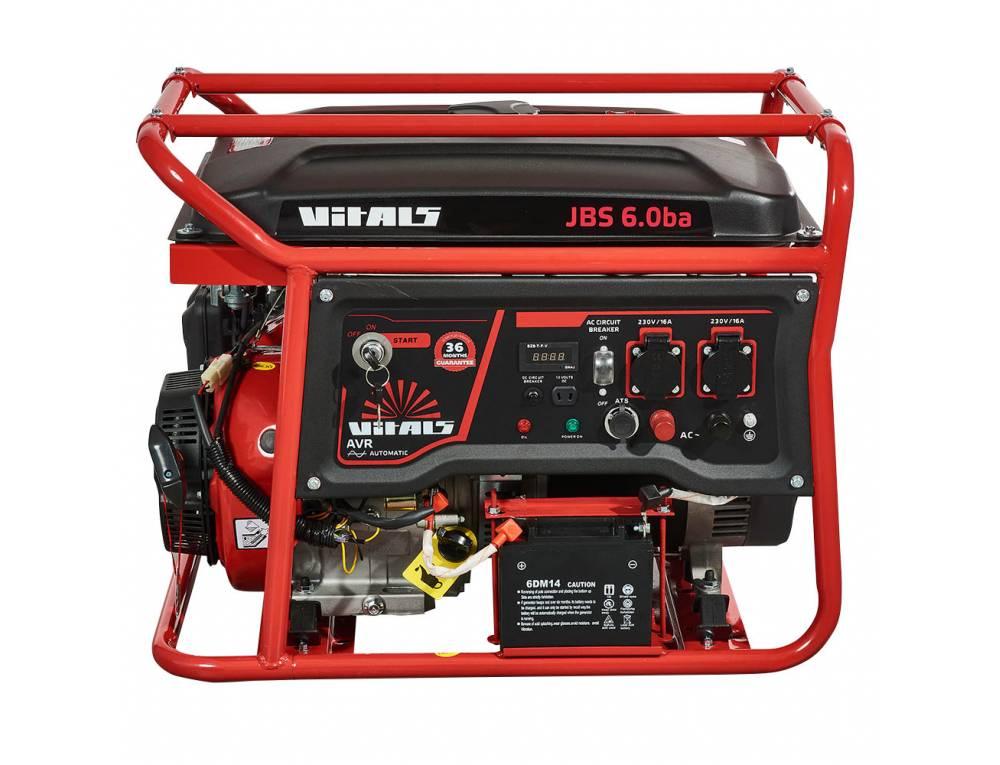 Генератор бензиновий Vitals JBS 6.0ba, фото 1