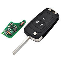Смарт ключ 433 МГц Chevrolet Cruze Sonic Malibu Impala Equinox Camaro 3 кнопки Техно Плюс Арт.J160