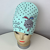 М 92561. Шапка подвійна для дівчинки вишивка-аплікація "SWEETY BABY" Vivatricko, 2-8 років, різні кольори, фото 8