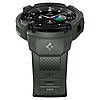 Чохол і ремінець Spigen для Galaxy Watch 4 Classic (46 mm) Rugged Armor Pro 2 in 1 Military Green (ACS04326), фото 5