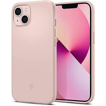 Чохол Spigen для iPhone 13 mini — Silicone Fit, Pink (ACS03900)