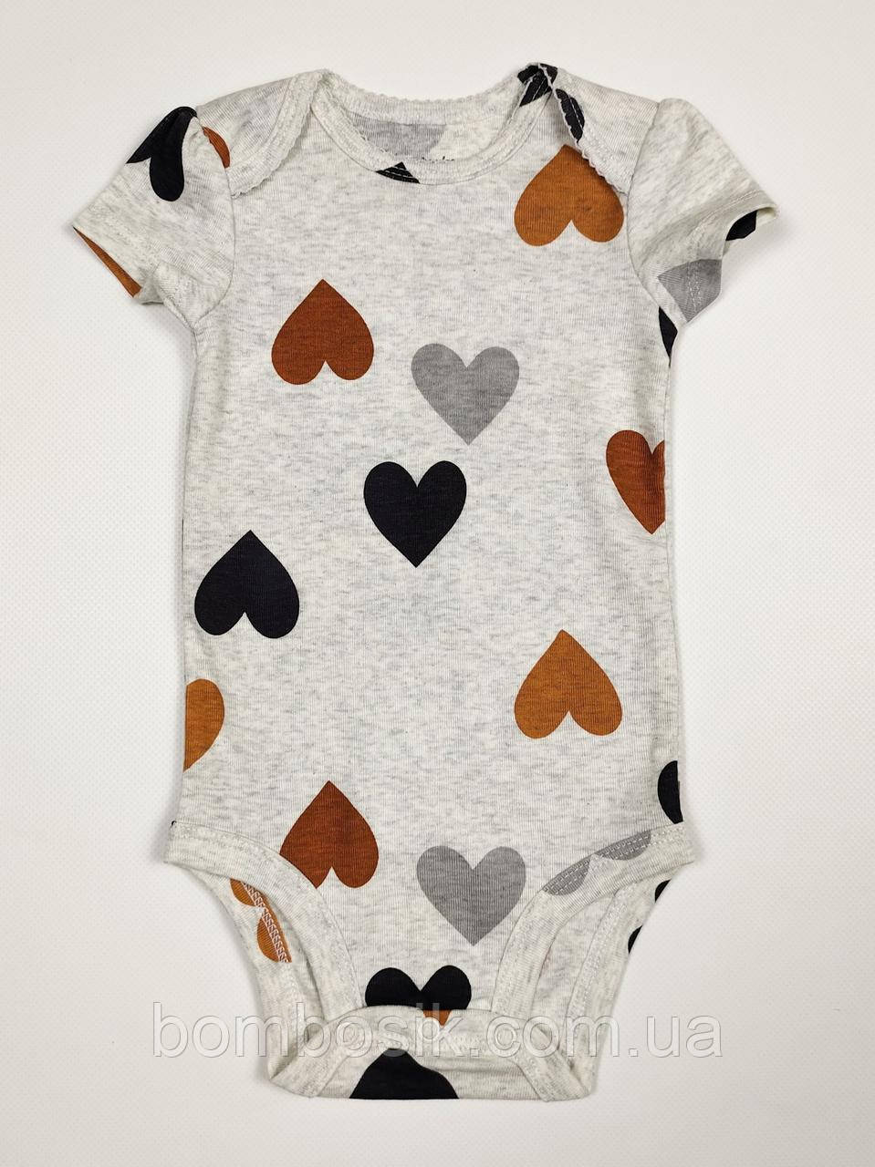 Бодік з коротким рукавом для дівчинки Картерс, 6м (61-69см), фото 1