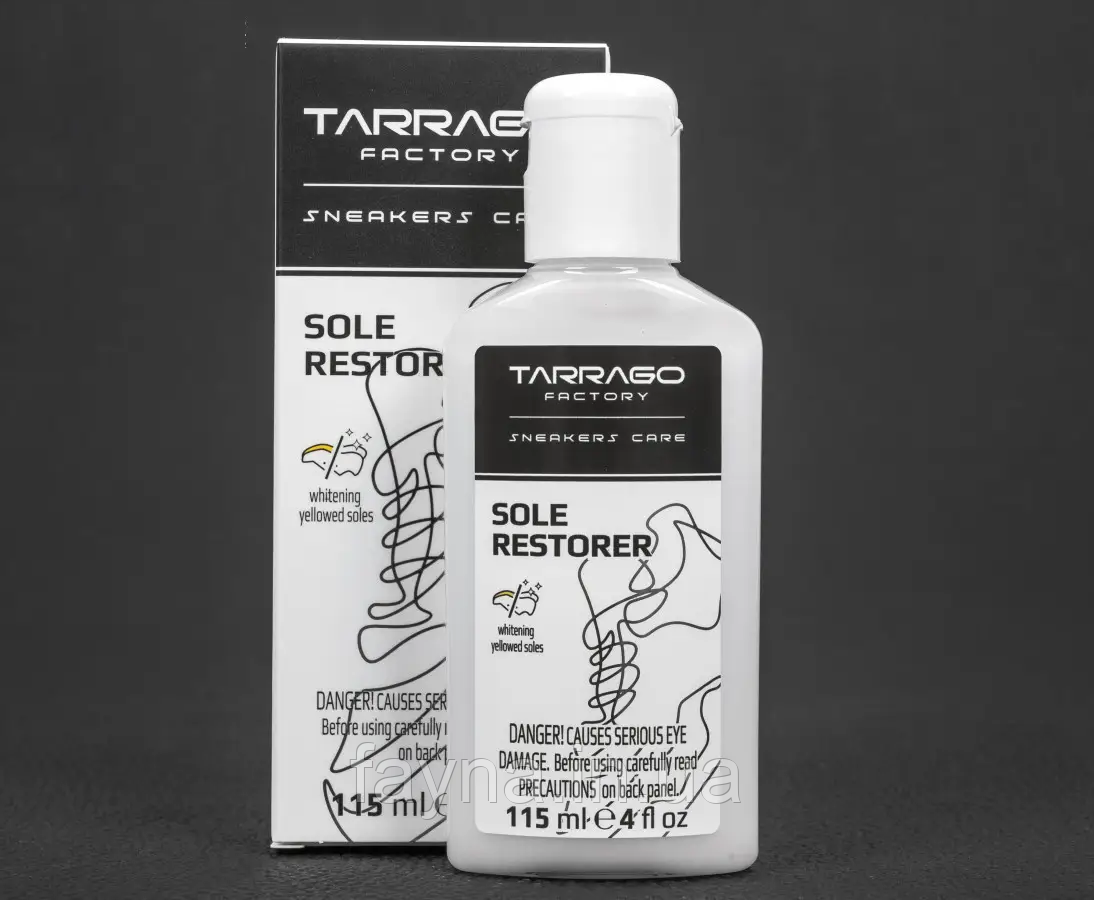 Очищувач для білих підошов кросівок TARRAGO Sneakers Solo Restorer (115 мл)
