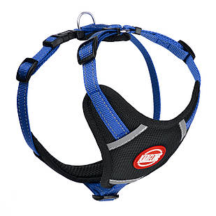 Шлея KARELINE з нейлону зі світловідбивною ниткою та пластиковою пряжкою 15 мм А:320-420 мм, В:400-500 мм