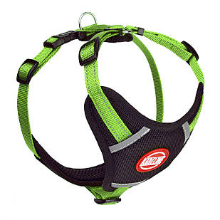 Шлея KARELINE з нейлону зі світловідбивною ниткою та пластиковою пряжкою 20 мм А:420-520 мм, В:500-630 мм