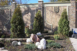 Забори з дикого каменю декоративні Україна