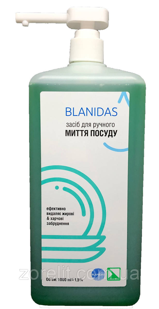 Бланідас — засіб для ручного миття посуду, 1 л, фото 1