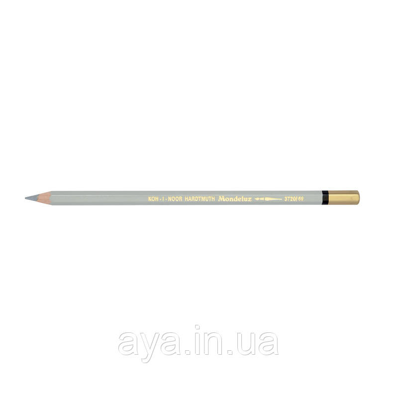 Акварельний кольор. олівець MONDELUZ 3720 light grey/світло-сірий, №69