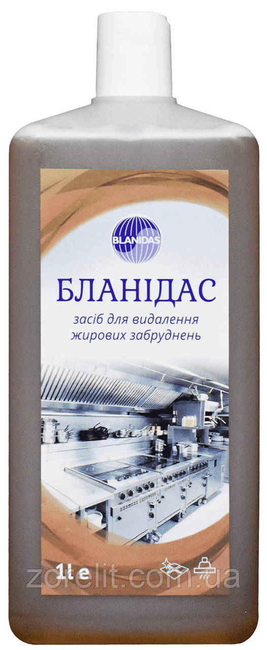 Бланідас - засіб для видалення жирових забруднень, 1л