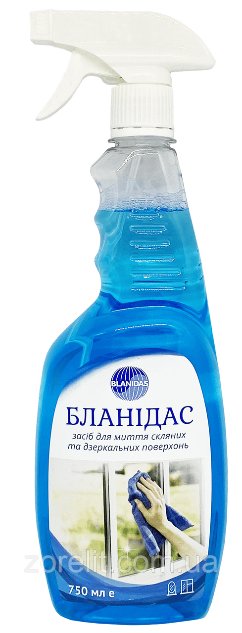 Бланідас – засіб для скляних та дзеркальних поверхонь, 750мл