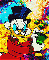 Картина по номерам скрудж макдак з грошима 40 х 50 см Artissimo PN2015 melmil
