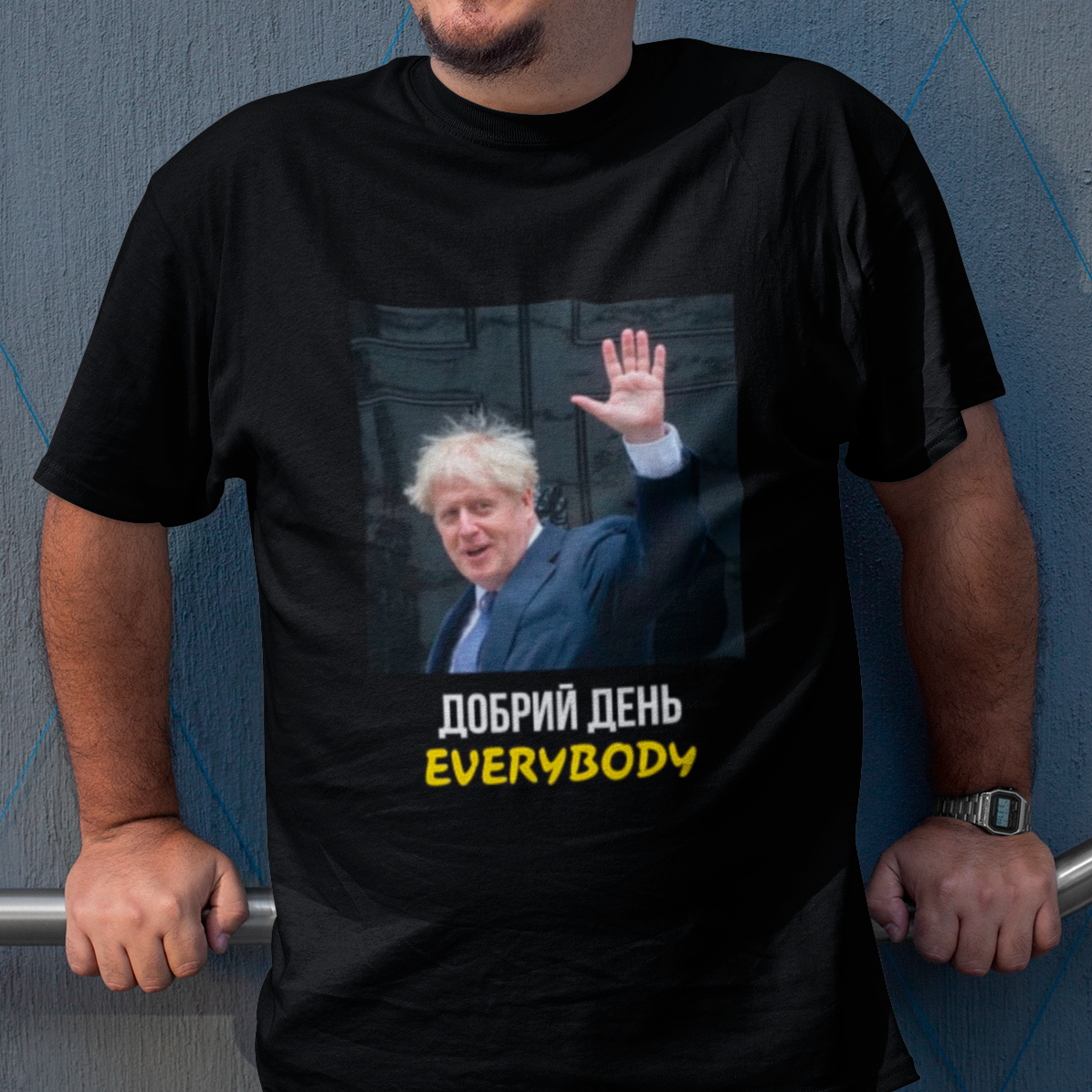 Футболка чоловіча Борис Facebook Добра день