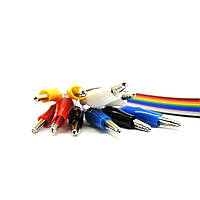 Кабель "крокодил-Dupont (мама)" 10pin 20 см (Arduino)