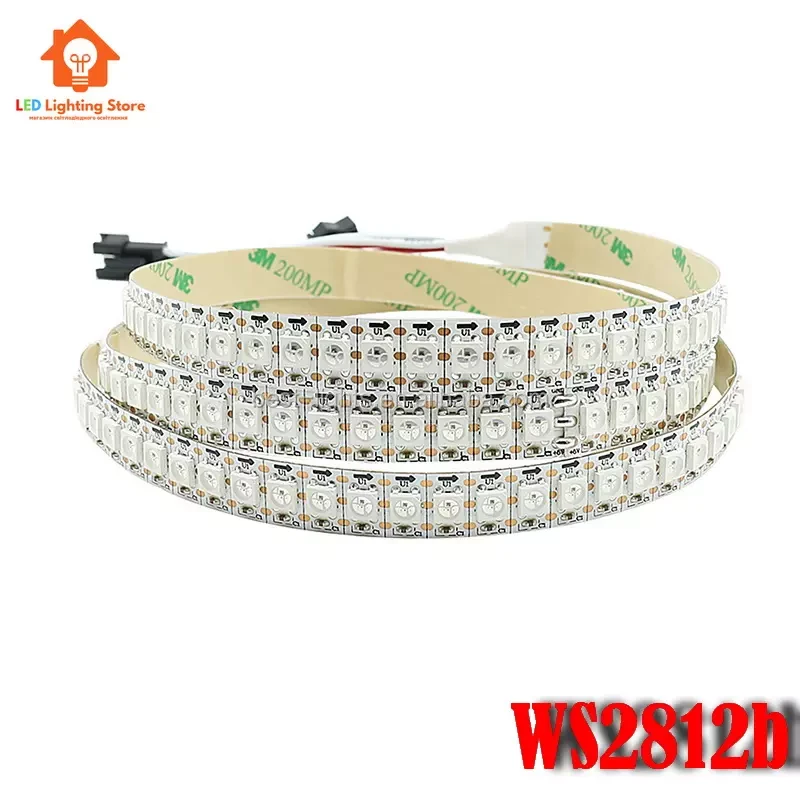 Світлодіодна стрічка SMART RGB WS2812b 5V, 5050, 144 led/m, 36W, IP20, Standart. Гарантія – 12 місяців
