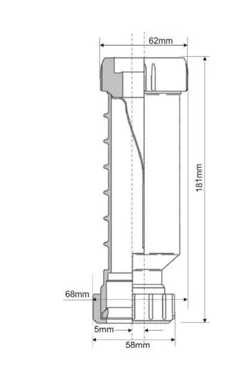 Сифон для Кондиционера, Сброса Конденсата с Сухим Затвором 11/2-40 ...