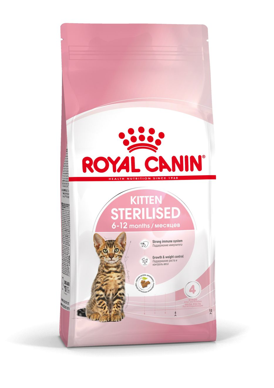 Royal Canin Kitten Sterilised сухий корм для кошенят після кастрації/стерилізації 2 кг, фото 1