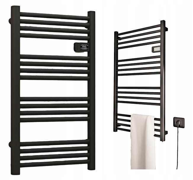 Електрична сушарка для рушників, сходовий, термостат 500W LCD