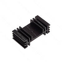Радіатор алюмінієвий FET heat sink чорний, 55x30x18mm