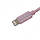 Кабель hoco X2 knitted USB А - Lightning, рожевий, 1м, фото 3