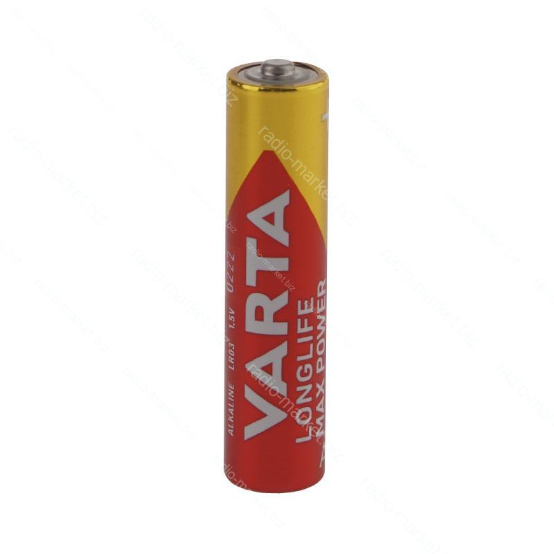 Батарейка VARTA LONGLIFE Max Power AAA (LR3)