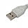 USB подовжувач штекер USB A - гніздо USB А, сірий, 3м, фото 3