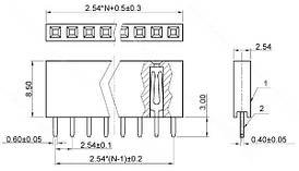 Гніздо на плату PBS-40