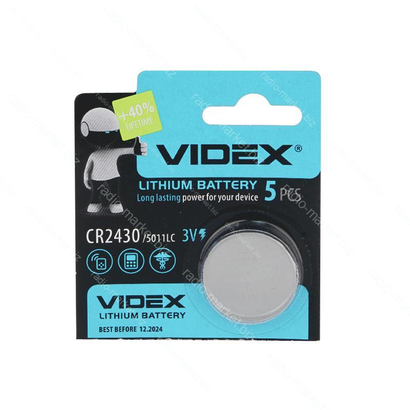 Батарейка VIDEX CR2430