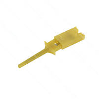 Щуп зажим, типу гак, для захвату, жовтий