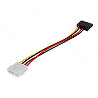 Кабель-перехідник гніздо Molex - штекер SATA