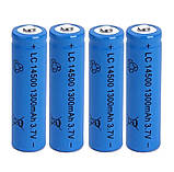Акумулятор Li-ion 3.7v 14500 1300 mah, фото 4