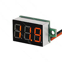 Вольтметр 4,5-30V, 3 знака, 0,36" червоний