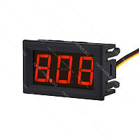 Вольтметр DC 0-100V, 3 знаки червоний