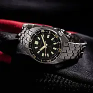 Чоловічий годинник Seiko Prospex SPB315J1 Sea Series Slim Turtle Black, фото 7