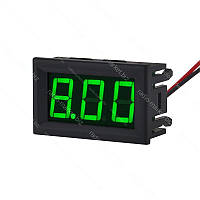 Вольтметр цифровий DC 5-120V, 3 знака, зелений