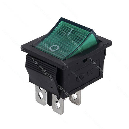 Выключатель KCD4, зеленый, цена 11 грн - Prom.ua (ID#743578491)