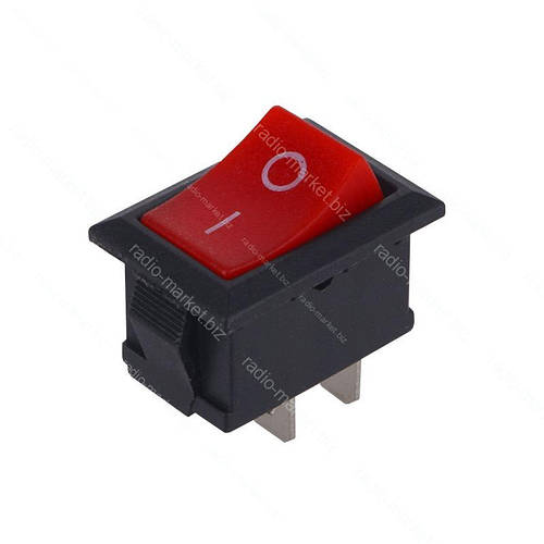 Выключатель KCD1-101-1, красный, цена 7.80 грн - Prom.ua (ID#743578550)