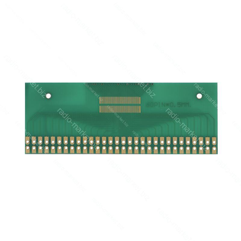 Макетна плата перехідник FPC-60( 2x30), двостороння