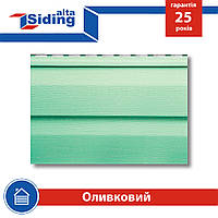 Сайдинг вініловий Альта-Профіль Alta-Siding двухпереломний 3660х230х1,1 мм оливковий