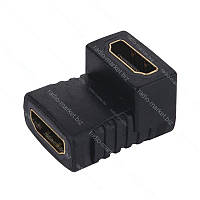 Перехідник гн.HDMI-гн.HDMI кутовий