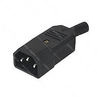 Гніздо живлення С14 комп'ютерне 3pin, на кабель